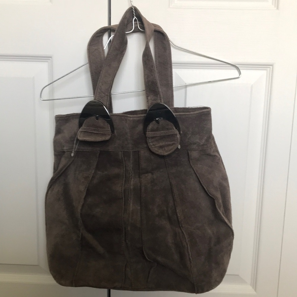 Brown Suede Purse - Picture 1 of 1